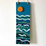 DEEP PEACE OF THE RUNNING WAVE WALL HANGING