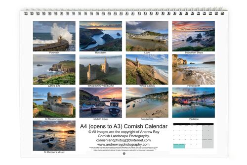 2027 Cornish Calendar back cover
