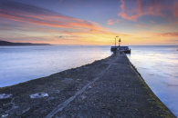 BANJO PIER AT SUNRISE (Looe)