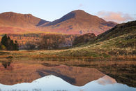 FIRST LIGHT AT KELLY HALL TARN
