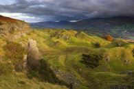 FIRST LIGHT ON THE LLANGATTOCK ESCARPMENT