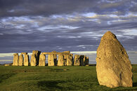 FIRST LIGHT ON STONEHENGE