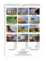 BACK COVER OF A4 PEMBROKESHIRE CALENDAR 2024