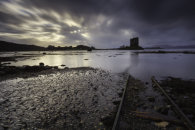 RAIL TRACKS AT CASTLE STALKER