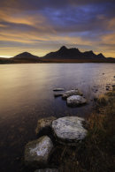 ROCKS AT SUNRISE (Loch Hakel)