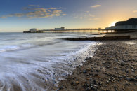 SETTING SUN AT WORTHING