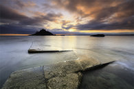 SLIPWAY AT SUNSET (St Michael's Mount)