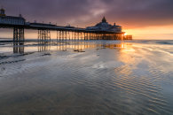 SAND RIPPLES AT SUNRISE (Eastbourne Pier)