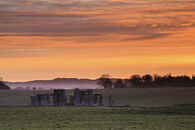 SUNRISE OVER STONEHENGE
