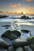 SUNSET PORTH NANVEN BEACH
