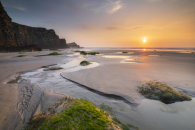 SUNSET AT WHIPSIDERRY BEACH