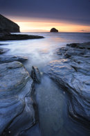 TREBARWITH STRAND SUNSET