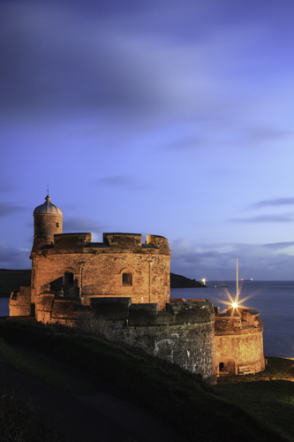 TWILIGHT AT ST MAWES CASTLE