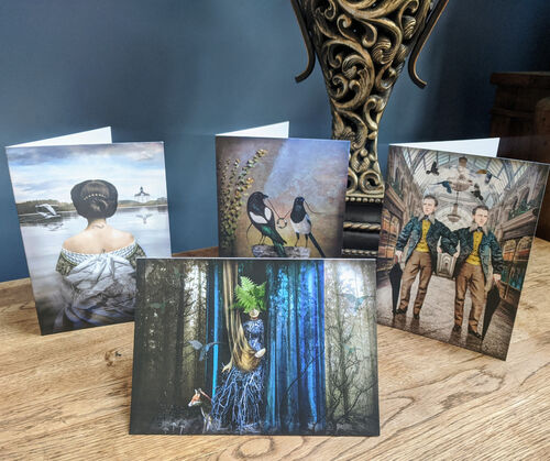 4 Greeting Cards of your choice