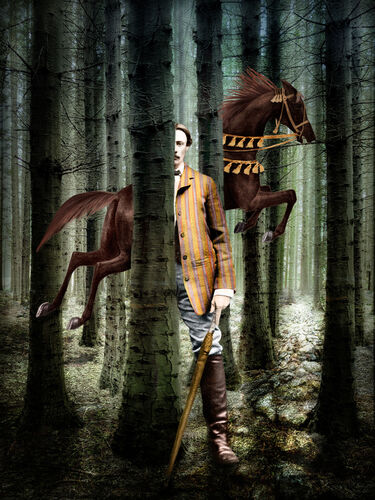 'The Illusionist' Greeting Card'