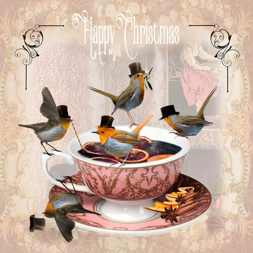 'Raucous Robins' Greeting Cards