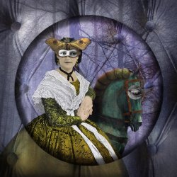 'Lady of the Highway' Greeting Card