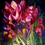 Crocuses (SOLD)