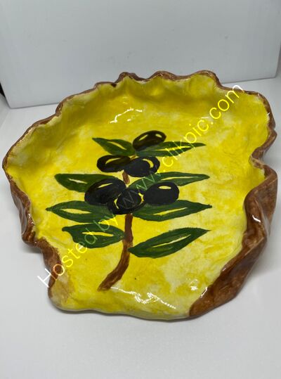 Olive large spoon rest