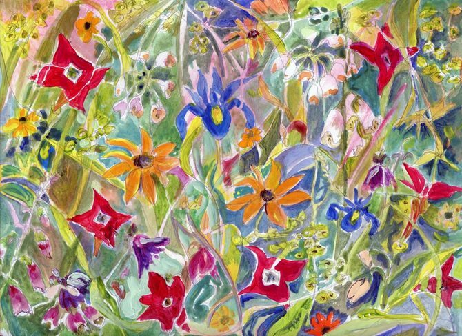 May Garden  a miscellany of a bveautiful day