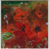 Textile poppies