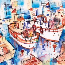 Greek fishing boats