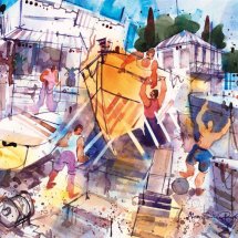 Greek Boatyard, Samos