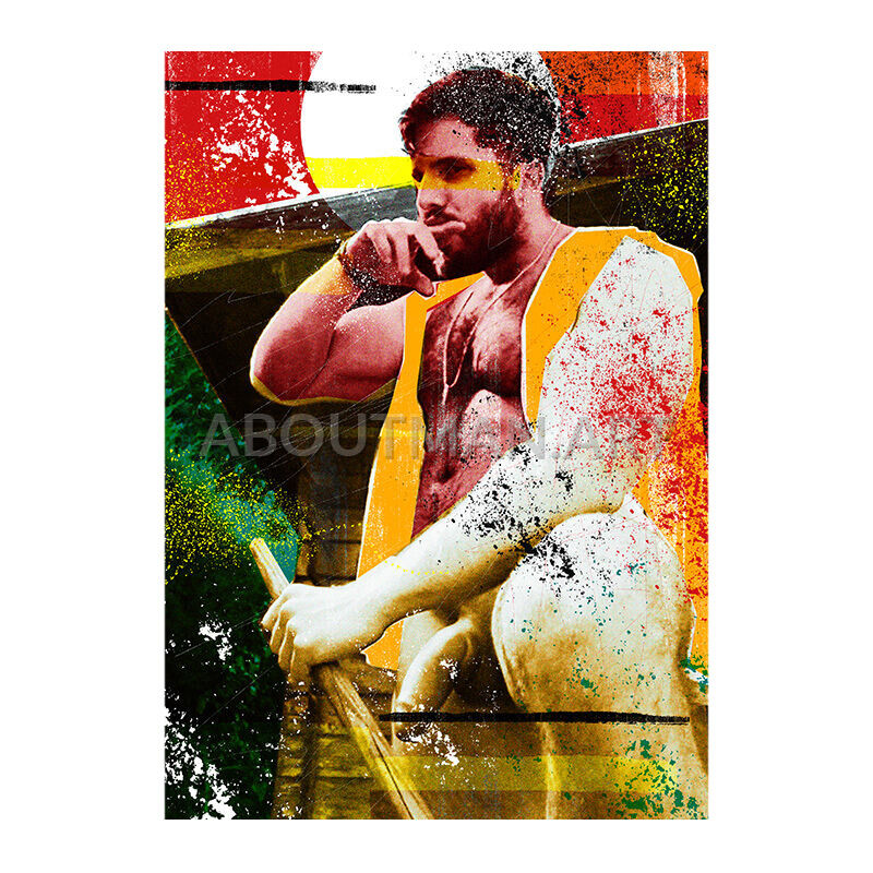 male nude art homoerotic print gay art buy online wall art poster painting for sale