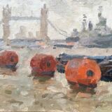 Tower Bridge, Wet Day (9”x12”) - £495