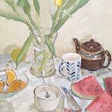 Tulips And Watermelon (24”x20”) - £1195
