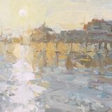 Setting Sun, North Pier (10”x20”) - £795