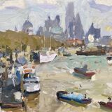 Towards The City (12”x16”) - £750
