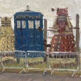 Tardis & the Daleks (10”x20”) - £795