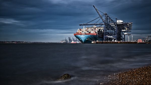 MayView Maersk at Felixstowe