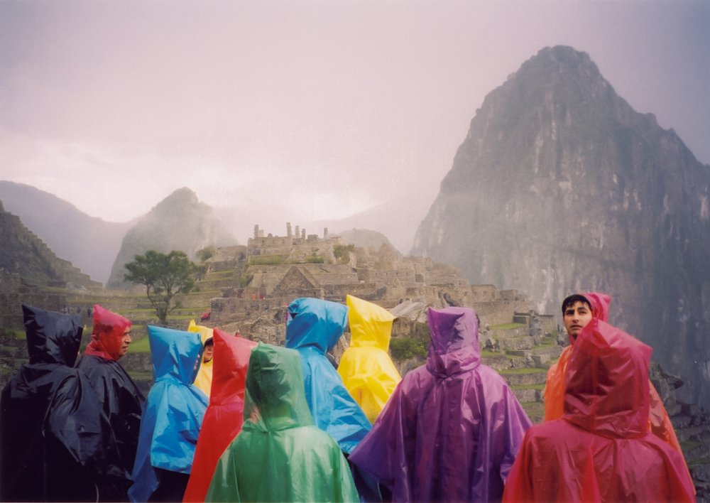 Tourists at Macchu Pichu