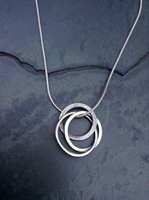 Triple ring pendant £45