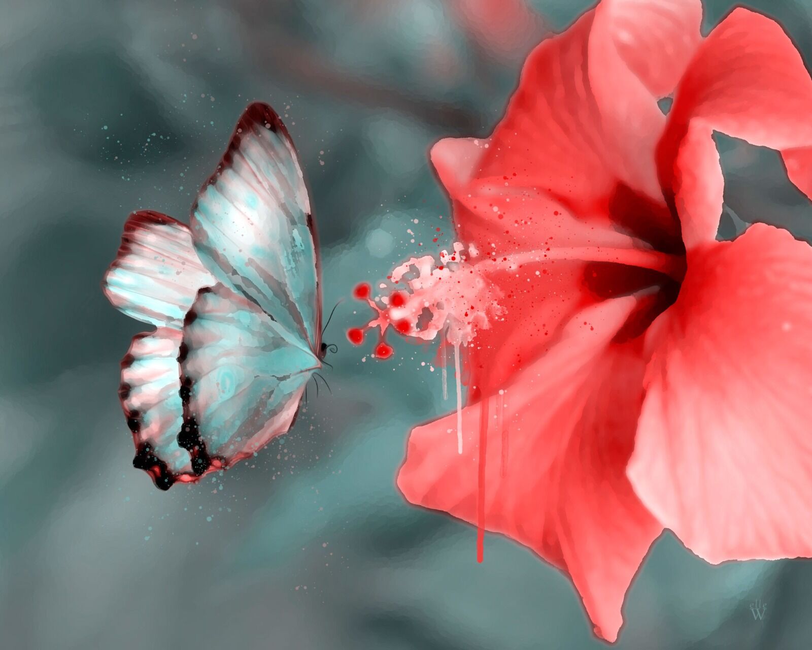 Butterfly - Mixed Art Effect