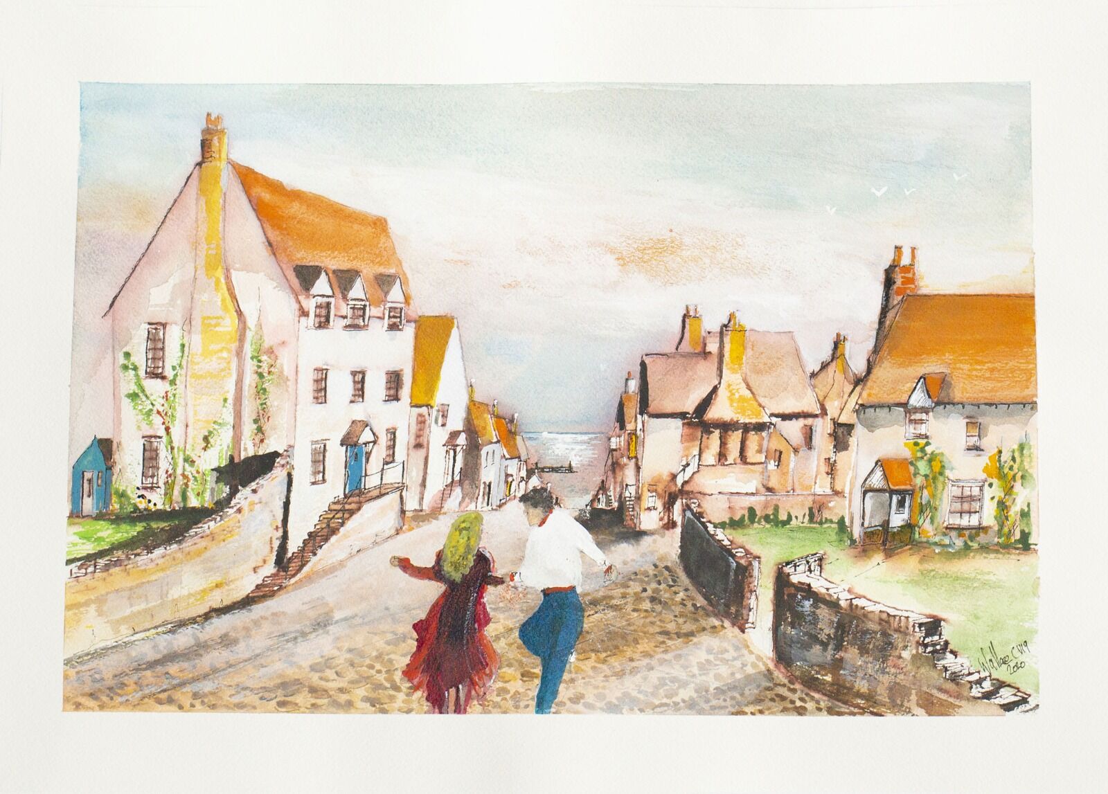 Dancing in Clovelly