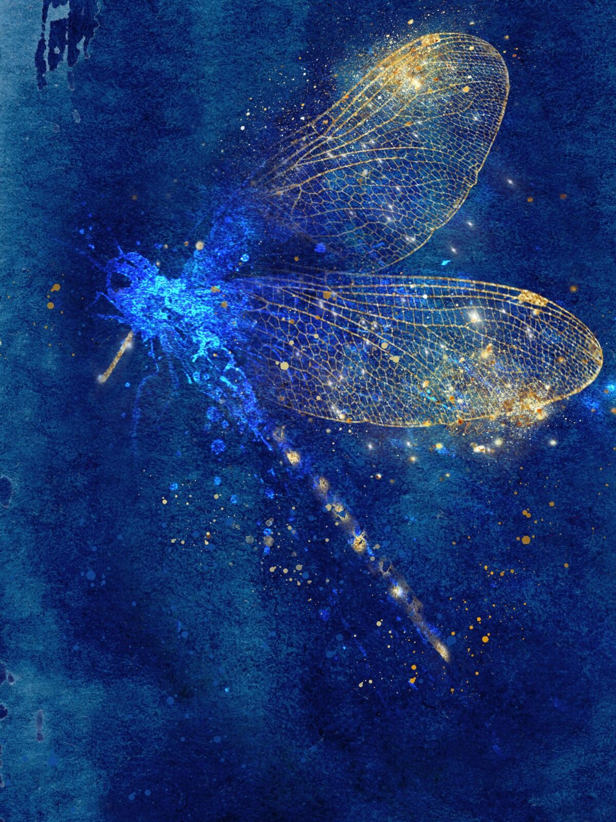 Golden Wings Portrait