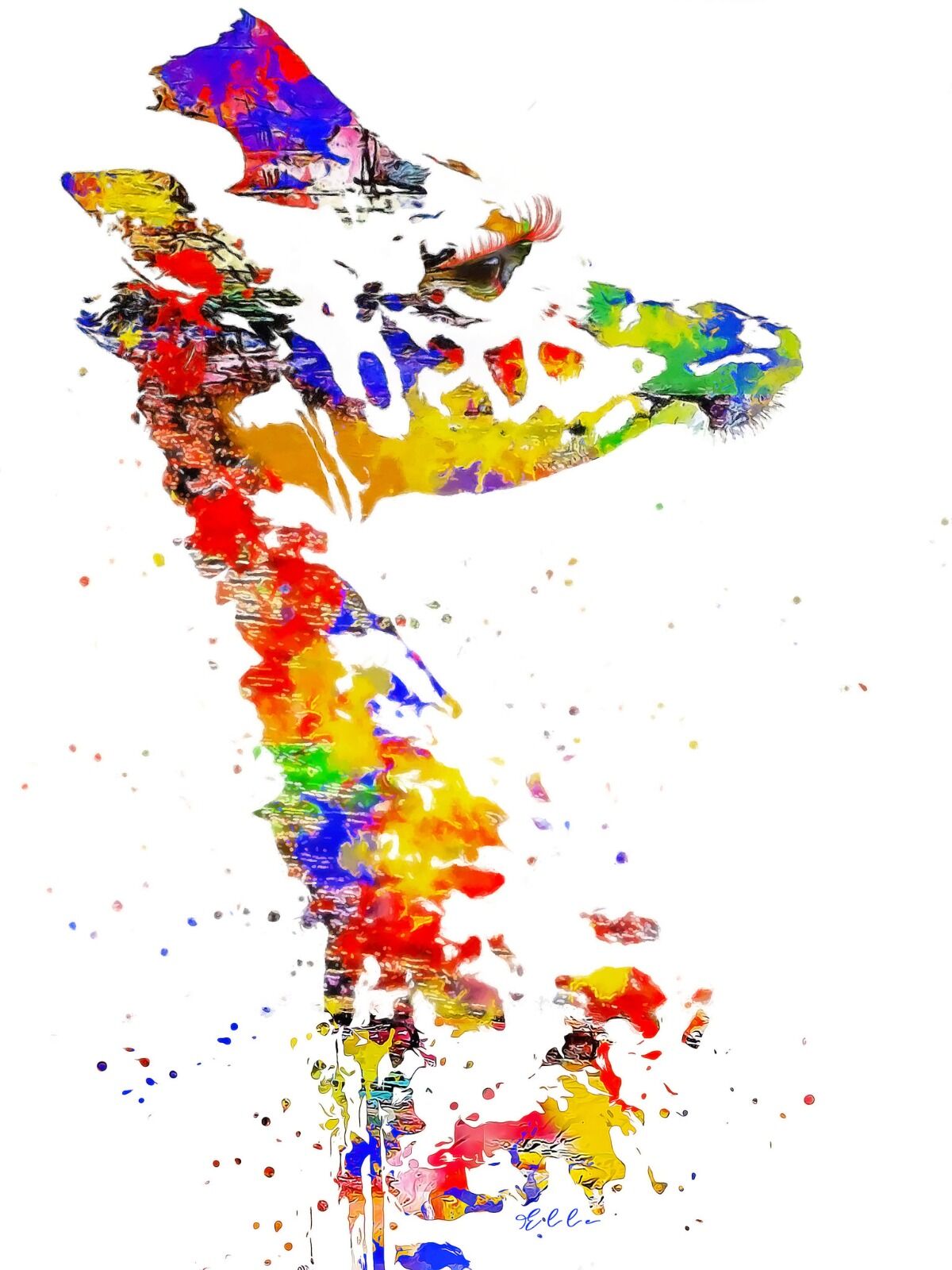 Abstract Giraffe