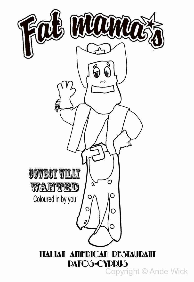 Cowboy Willy colour me