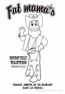 Cowboy Willy colour me