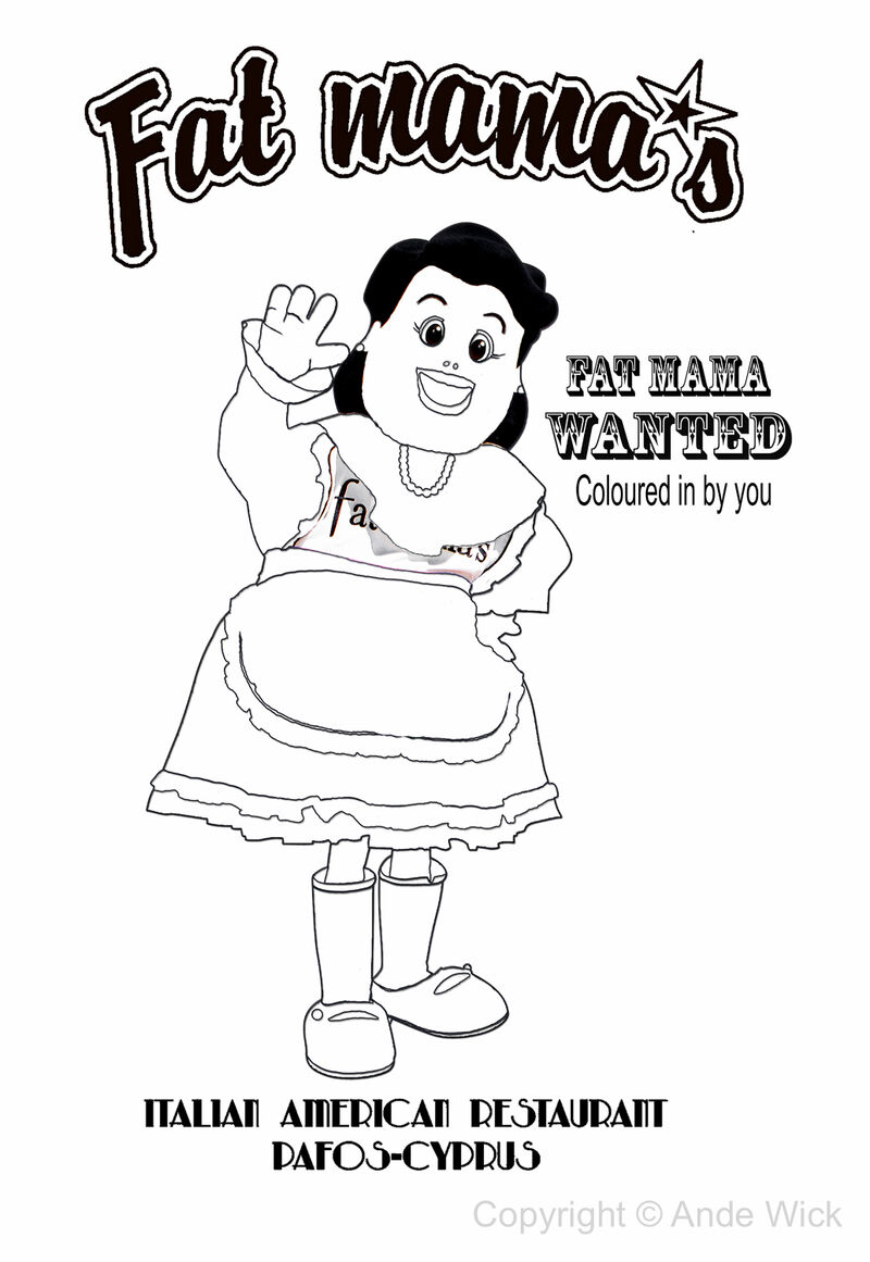 fat mama colour me