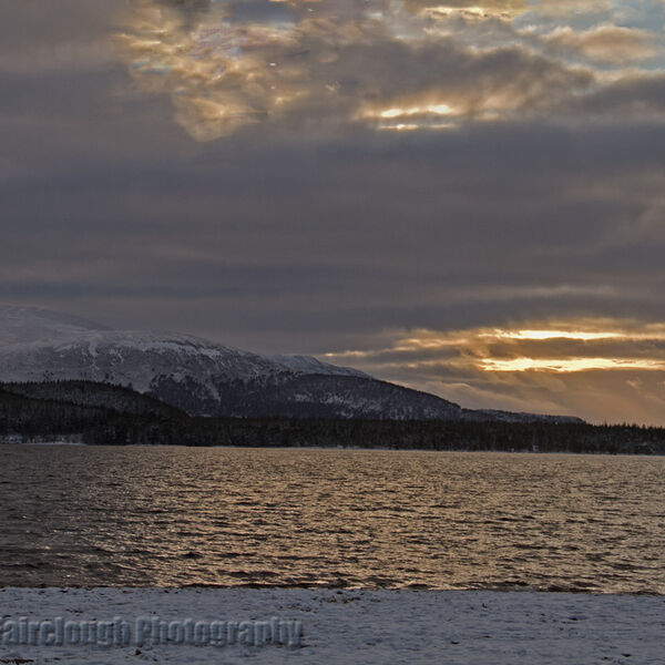 Sunset over Loch Morlich