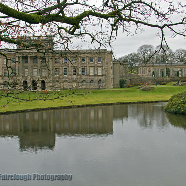 Lyme Park House and Lake