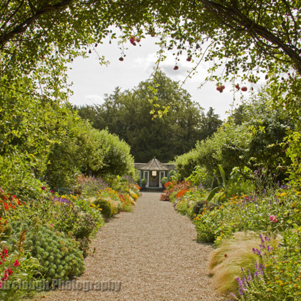 Herbaceous borders at Sledmere House