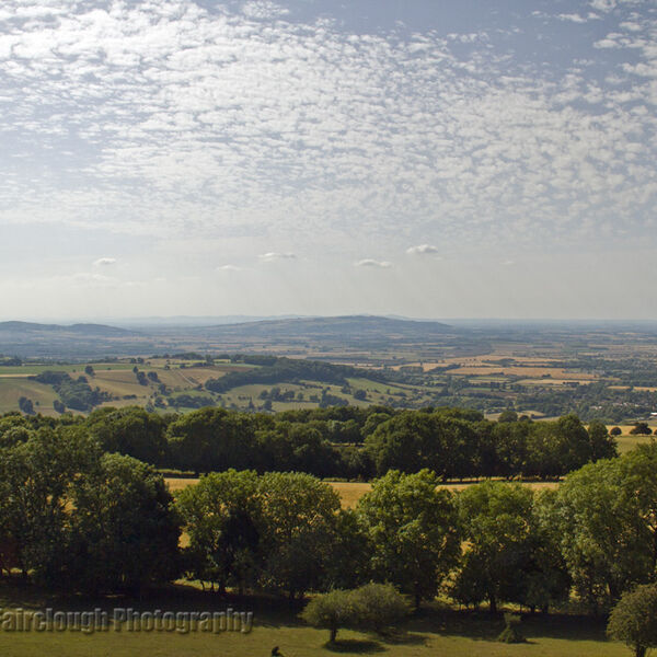 Cotswold Countryside from the top of Broadway Tower