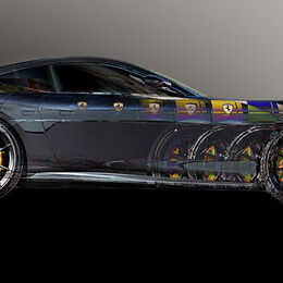 2021 Ferrari Roma Yellow Stripe