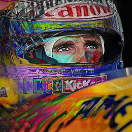 Alain Prost Portrait Williams ABI 081