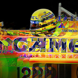 Ayrton Senna Camel Lotus-Side Elevation ABI 062